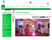 Tablet Screenshot of cnpartyverhuur.nl